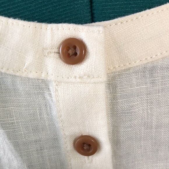 Everlane “The PicnicTop” 100% Linen Crop Top Cami Size 14 - Picture 4 of 4